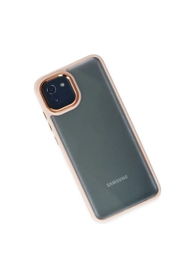 Newface Samsung Galaxy A03 Kılıf Dora Kapak - Pudra