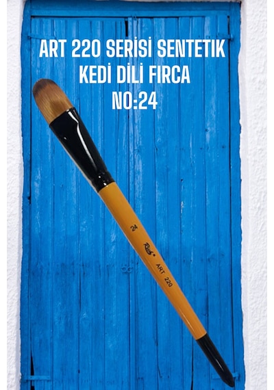 Art-220 Sentetik Kedi Dili Fırça N0:24