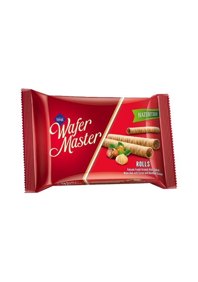 Çizmeci Waffer Master Gofret 280 G Fındıklı - Kakaolu Fındık Kremalı Rulo Gofret 5'li Avantaj P Tarı