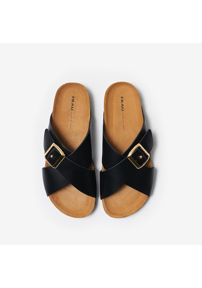 Nero Black Terlik Kadın 17m3 Frau London-s siyah