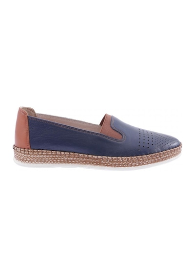 Dgn P37-22y Kadın Lazerli Soft Anatomıc Footwear Deri Ayakkabı P37-1512-R1078 Lacivert