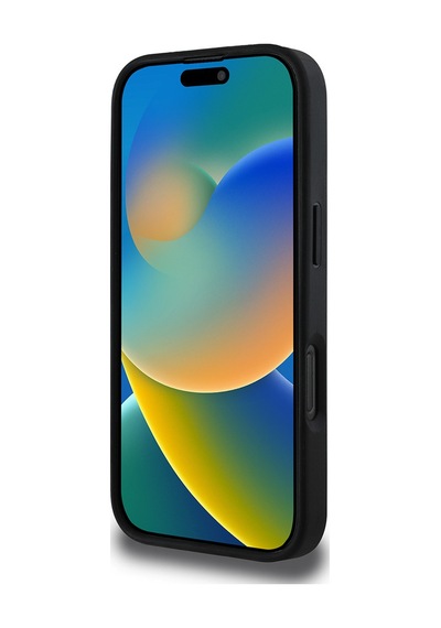 Apple iPhone 16 Pro Max Uyumlu Guess Lisanslı 3in1 Aksesuar Seti Kılıf + Ekran Ve Lens Koruyucu Siyah
