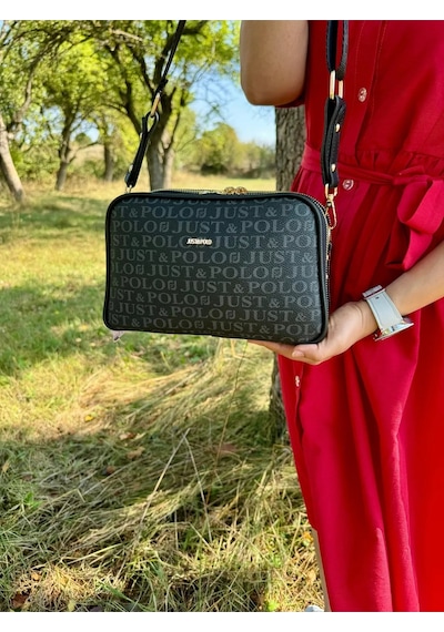 Just Polo Kadın Siyah Orta Boy Şıklığı Ve Konforu Buluşturan Omuz Çantası Shoulder Bag 342053mh