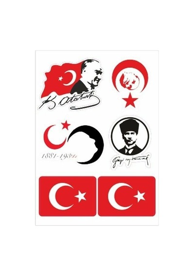 A5 Sticker 066 Tek Paket Çoklu Sticker Çok Renkli