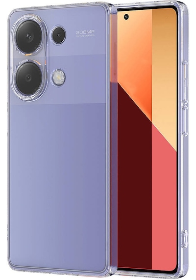 Kilifone - Redmi Note 13 Pro 4g Uyumlu - Kılıf Şeffaf Soft Slim Fitt Süper Silikon Kapak - Şeffaf