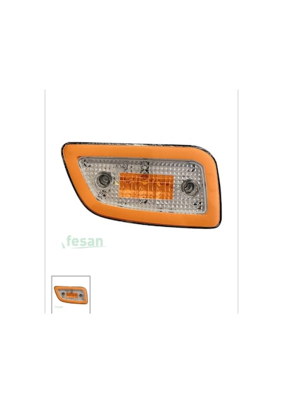Tepe Lambası Nl.1335 Tepe Kaş Lambası Mercedes Actros Mp4 L Neon Ledli Amber Sol