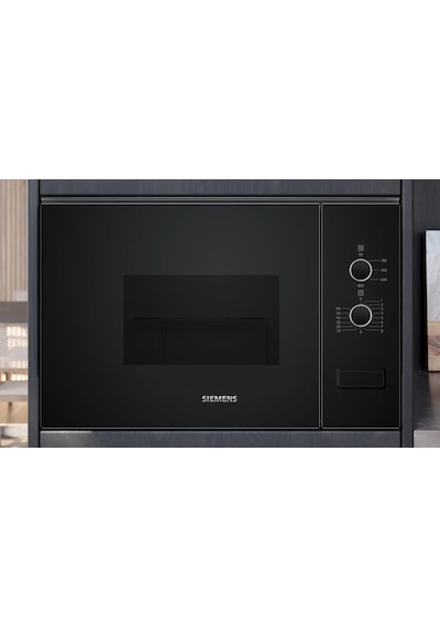 Siemens iQ300 BF520LMA1 20 LT Ankastre Mikrodalga Fırın Siyah