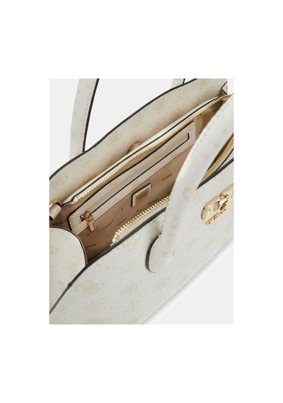 Guess Emelie Logo Kadın El Çantası-gp992806 Beyaz