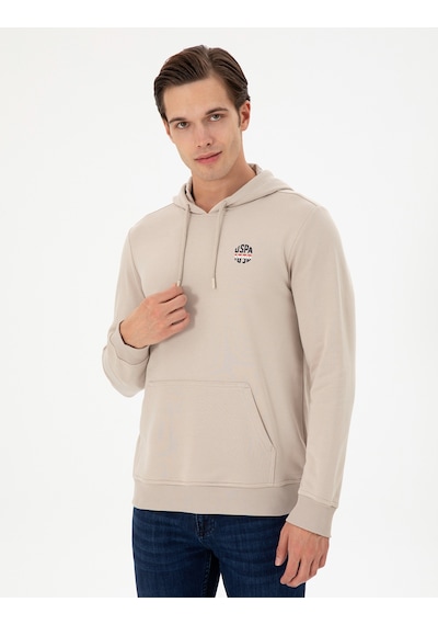U.s. Polo Assn. Erkek Taş Sweatshirt 50293454-vr049 Taş