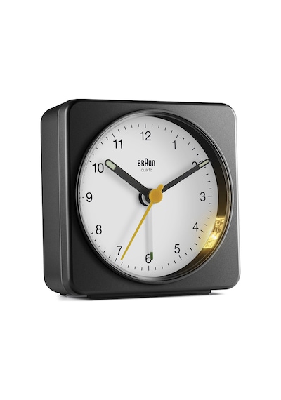 Braun Bc03bw Siyah-beyaz Klasik Seyahat Analaog Alarmlı Masa Saati Brn.bc03bw