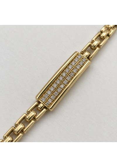 Golden Signature Çift Sıra Taşlı Kadın Bileklik 14k Altın Renginde, Xp Marka Özel Seri Vıp - 18,5 - 20 Cm Renkli Golden Signature Çift Sıra Taşlı Kadın Bileklik 14k Altın Renginde, Xp Marka Özel Seri Vıp - 18,5 - 20 Cm Renkli