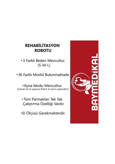 Robotik El Rehabilitasyon Cihazı Otomatik Çapraz Parmak Egzersizi İle İnme Ve Travma Sonrası Hızlı