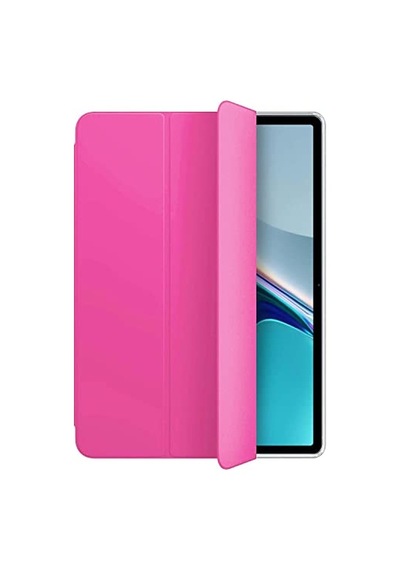8 Için Kılıf Slim Translucent Back Smart Cover Pembe Pad 8 İle Uyumlu Kılıf - Pembe