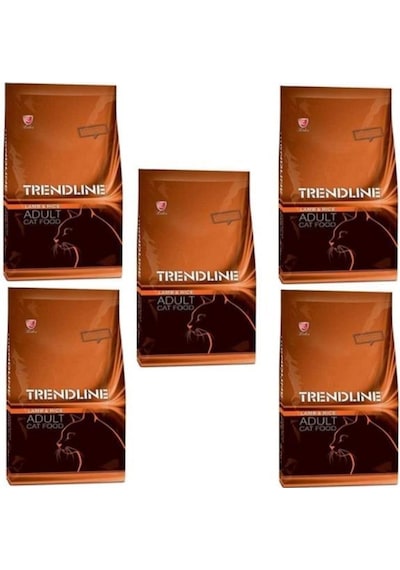 Trendline Kuzu Etli Yetiskin Kedi Maması 5 x 1 KG