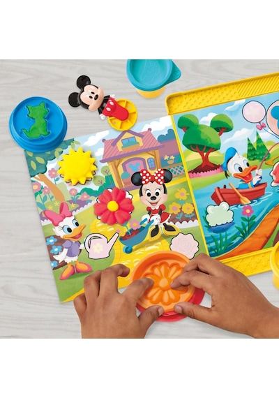 Play Doh Disney Junior Mickey Mouse Hikaye Oluşturma Oyun Hamuru Seti G2324 renkli