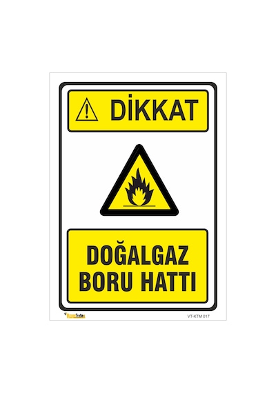 Doğalgaz Boru Hattı - Isg Levhası
