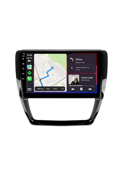 Volkswagen Jetta 2011-2017 Android Multimedya Carplay Android Auto Navigasyon 10gb Ram 256gb Pro 10"