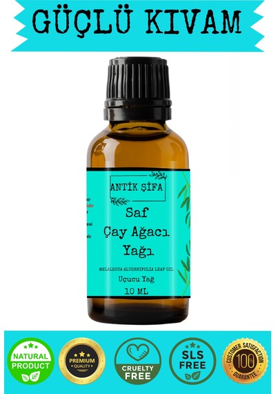 %100 Saf Çay Ağacı Uçucu Yağı Ve Limon Uçucu Yağı - 10ml + 10ml 20 ML