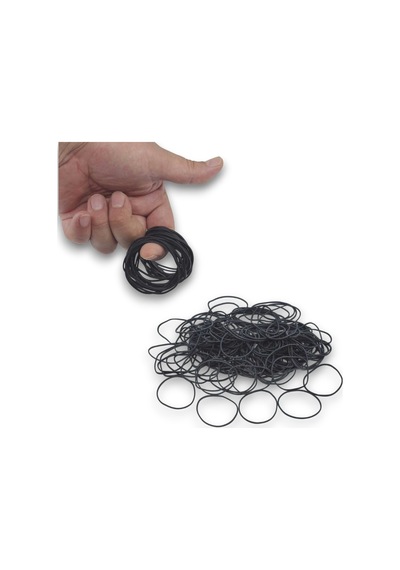 Siyah Paket Lastiği 70mm 3000 Adet
