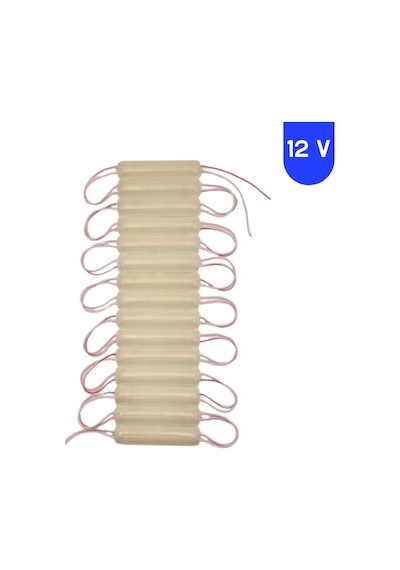 12 Volt 1.8 Watt Beyaz Neon Cob Led Modül Ip65 10 Adet Modül