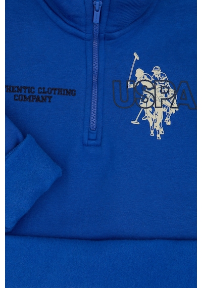 U.s. Polo Assn. Erkek Çocuk Mavi Sweatshirt 50315815-vr212 Royal Blue