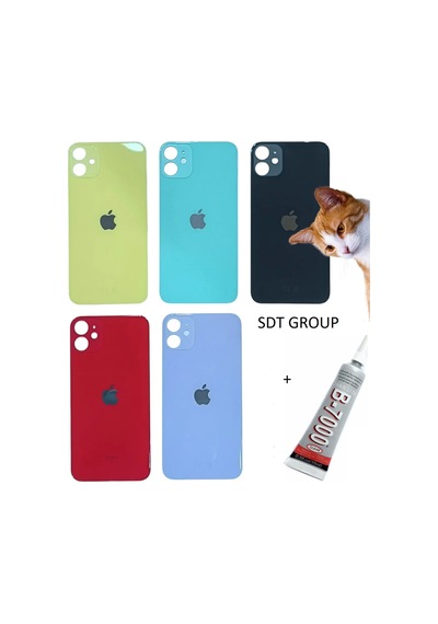 İphone 11 Arka Batarya Pil Kapağı Beyaz B7000 15