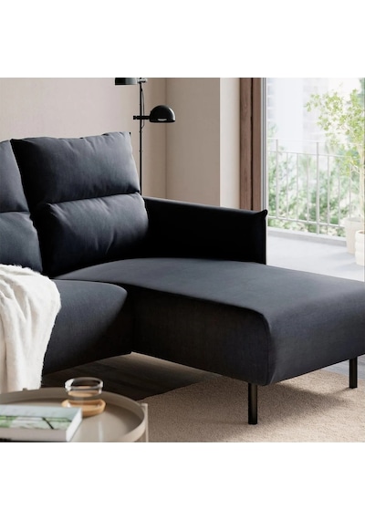 Ikea Mavi Rahat Kanepe - Uzanma Koltuklu 4'lü Kanepe