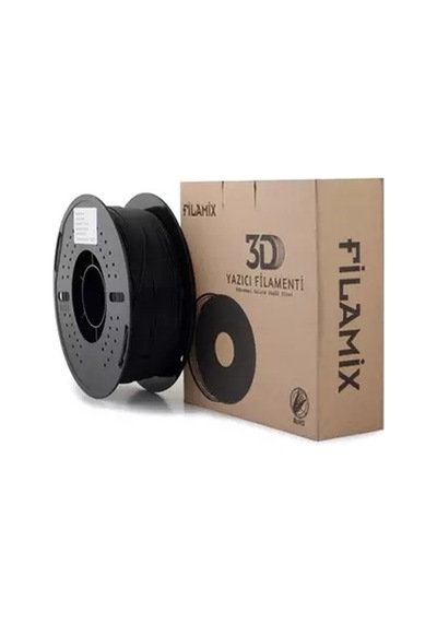 Filamix Pla+ Siyah Filament 1.75mm 1kg