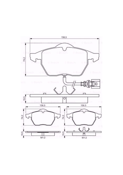Seat Leon 1.8 20V T 4 1999-2006 Bosch Ön Fren Balatası