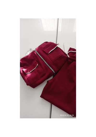Azra Kız Çocuk Bordo Eşofman Takımı Bordo