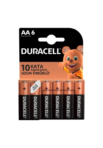 Duracell Basic Aa Pil 6lı Alkalin Pil Paketi 5'li  Paketi - 5 Adet Tarı