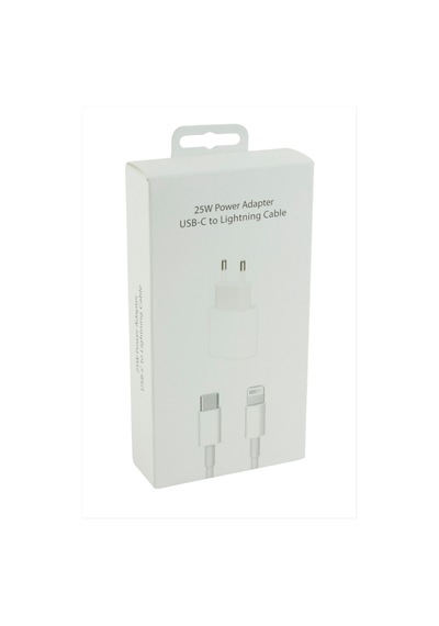 25w Apple iPhone Uyumlu Şarj Aleti Beyaz