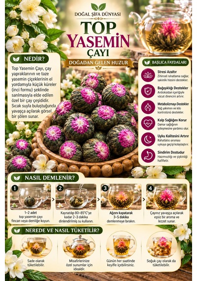 Top Yasemin 1. Kalite Yumuşak Içim 5 Adet