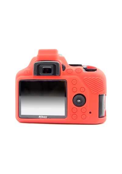 Sanger Silikon Kılıf Nikon D3500 Uyumlu Kırmızı