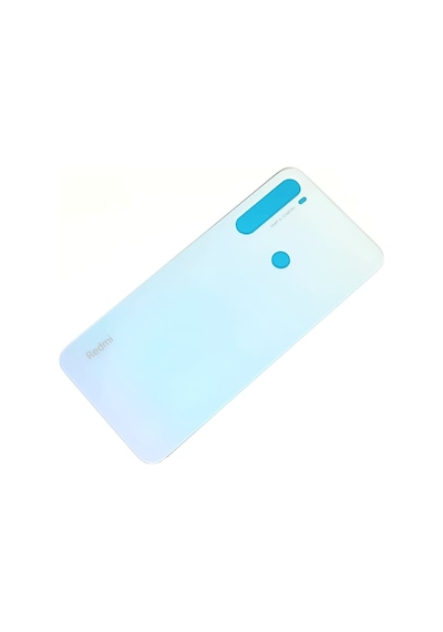 Redmi Note 8 Arka Pil Batarya Kapağı Cam Beyaz