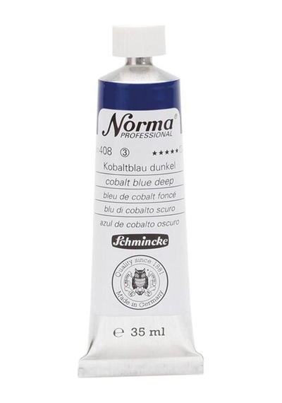 Schmincke Norma Profesyonel Yağlı Boya 35 ML 408 Cobalt Blue Deep