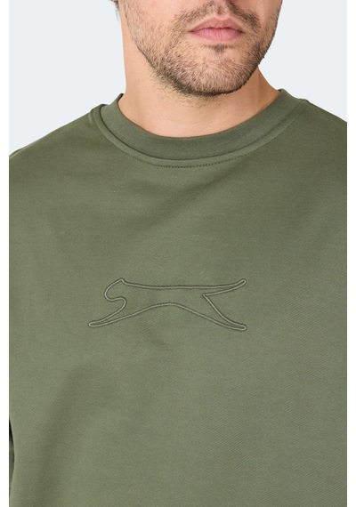Slazenger Vadık 2li Set Erkek Haki - Petrol Sweatshirt Haki - Petrol