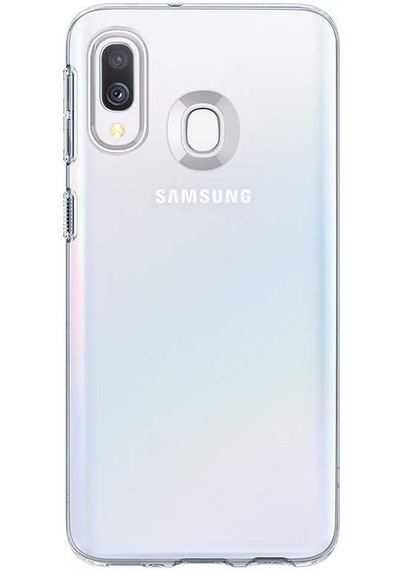 Galaxy A40 Kılıf Zore Süper Silikon Kapak Renksiz