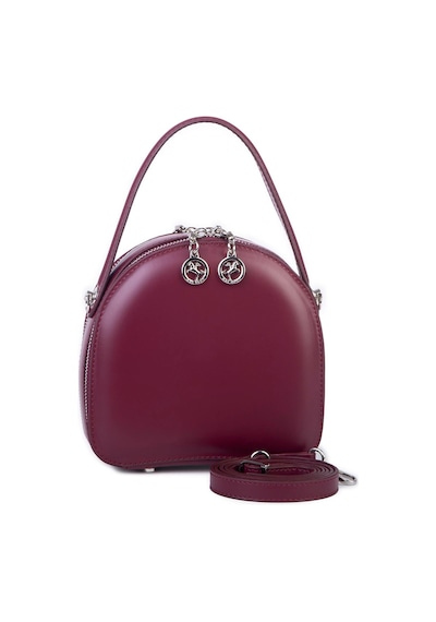 Nas Bag Mini Kadın El Ve Çapraz Çanta 17x17 Cm Bordo Bordo