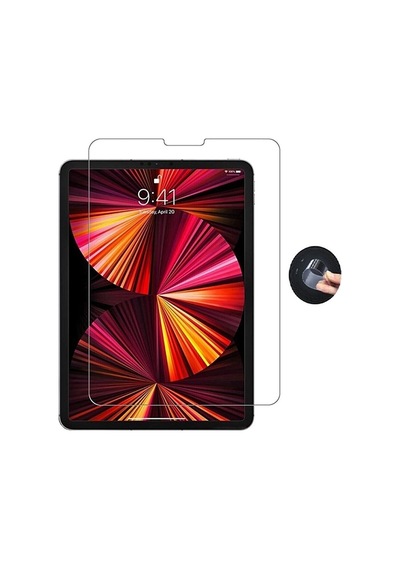 Apple Uyumlu iPad Pro 12.9 2022 M2 Tablet Nano Ekran Koruyucu Kristal Netliğinde %100 Ultra Görüntü Kalitesi Esnek Temperli Kırılmaz Nano Screen Protector
