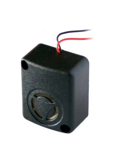 Buzzer 12vdc Devreli Kablolu Siren Ses   4cm x 4cm   80 Desibel