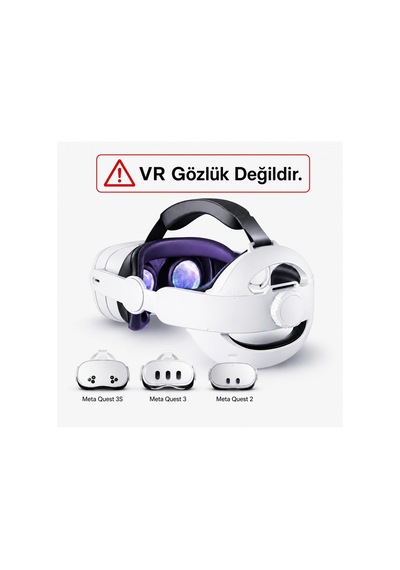 Meta Quest 2/3/3s Uyumlu Başlık Kayışı Elite Strap , Vr Gözlük Aksesuarı