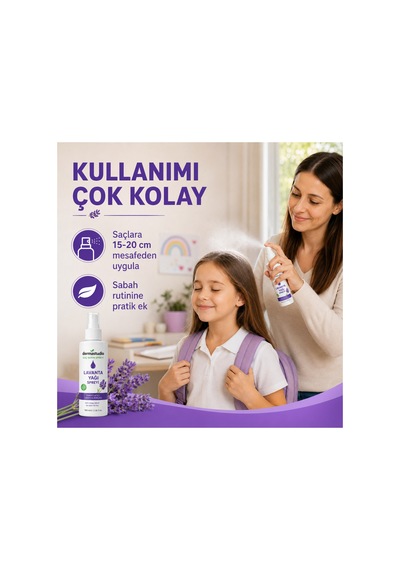 Dermastudio Lavanta Yağlı Saç Spreyi 100 Ml Doğal Ve Güvenli Saç Bakımı