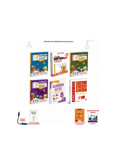 Çanta 8. Sınıf Lgs Tüm Dersler 229 6 Kitap Seti