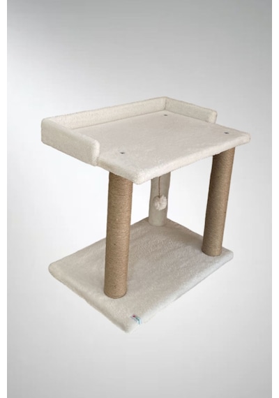 Nursoft Ponponlu Kedi Yatağı Kedi Tırmalama 47 CM