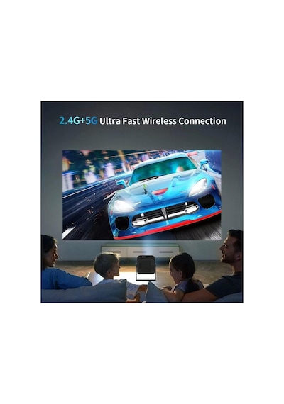 X12plus Android Projektör + Game Projector Ultra Hd 4k Ev Sinema Yansıtma Oyun Projeksiyon Cihazı