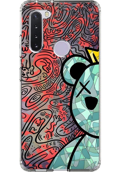 Samsung Galaxy A21 Uyumlu Şeffaf Kılıf Graffiti 12 Tasarımlı