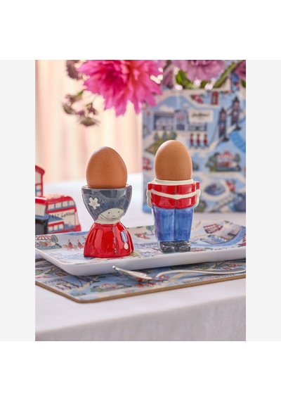 London Guard Kırmızı Stoneware Yumurtalık 4,5x5,5 Cm
