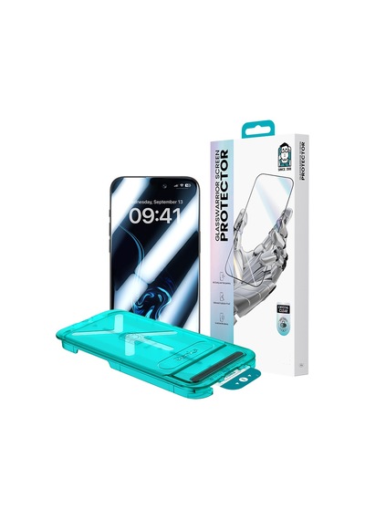 İphone 17 Pro Max Uyumlu Benks Glass Warrior Hd 0.3mm Cam Ekran Koruyucu Uygulama Aparatlı Şeffaf