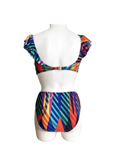 Alfa Aksesuar 03 Sunset Bayan Geniş Üçgen Bikini Siyah